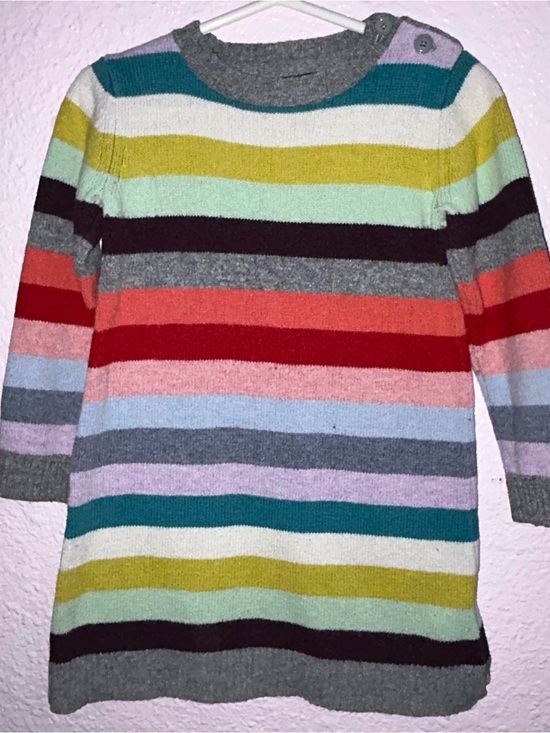 GAP Other - GAP Multicolor Striped Crewneck Sweater Dress
